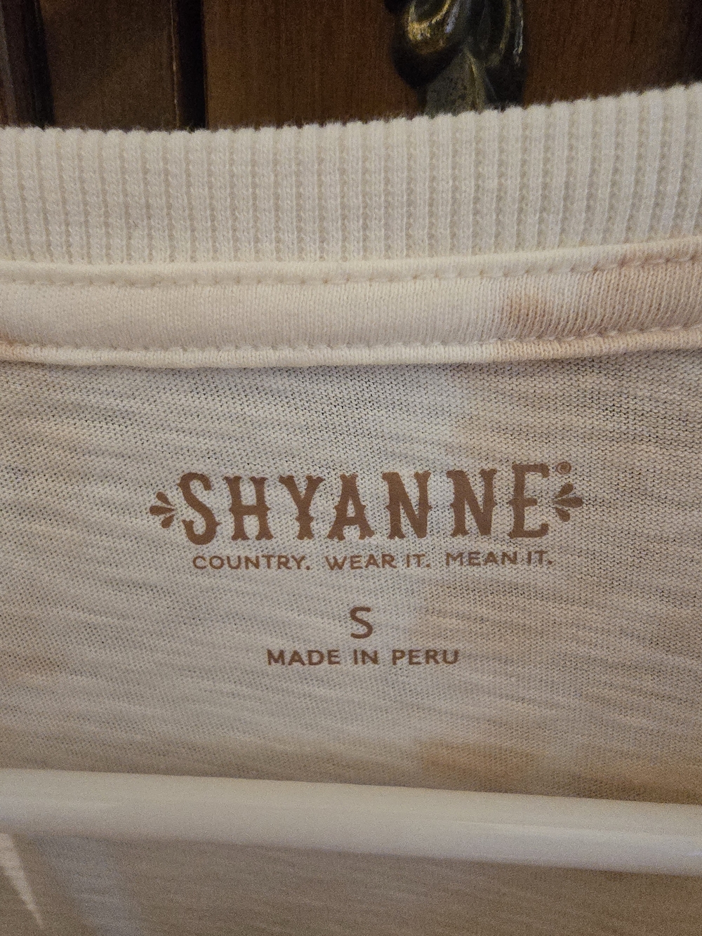 Shyanne Cream Graphic Logo Tee - Cream